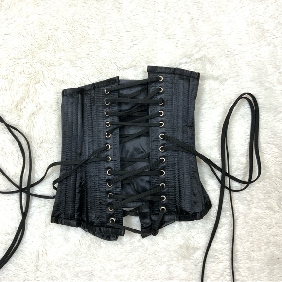 HOURGLASS ANGEL SHORT UNDERBUST COTTON CORSET - Picture 6 of 9